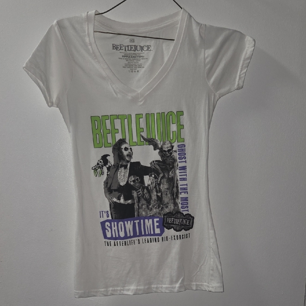 Ripple Junction Beetlejuice White Tee
